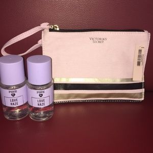 Victoria's Secret Mini Wristlet w/2 Mini Mists